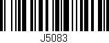 Código de barras (EAN, GTIN, SKU, ISBN): 'J5083'