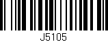 Código de barras (EAN, GTIN, SKU, ISBN): 'J5105'