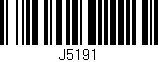 Código de barras (EAN, GTIN, SKU, ISBN): 'J5191'