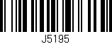 Código de barras (EAN, GTIN, SKU, ISBN): 'J5195'