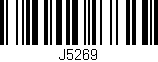 Código de barras (EAN, GTIN, SKU, ISBN): 'J5269'