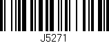 Código de barras (EAN, GTIN, SKU, ISBN): 'J5271'
