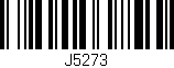 Código de barras (EAN, GTIN, SKU, ISBN): 'J5273'