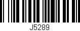 Código de barras (EAN, GTIN, SKU, ISBN): 'J5289'