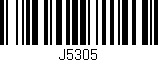 Código de barras (EAN, GTIN, SKU, ISBN): 'J5305'
