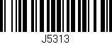 Código de barras (EAN, GTIN, SKU, ISBN): 'J5313'