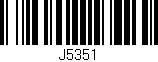 Código de barras (EAN, GTIN, SKU, ISBN): 'J5351'