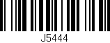 Código de barras (EAN, GTIN, SKU, ISBN): 'J5444'
