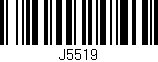Código de barras (EAN, GTIN, SKU, ISBN): 'J5519'