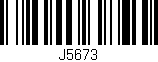 Código de barras (EAN, GTIN, SKU, ISBN): 'J5673'