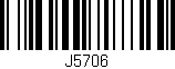 Código de barras (EAN, GTIN, SKU, ISBN): 'J5706'