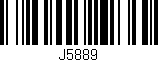 Código de barras (EAN, GTIN, SKU, ISBN): 'J5889'