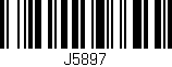 Código de barras (EAN, GTIN, SKU, ISBN): 'J5897'