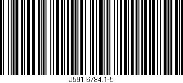 Código de barras (EAN, GTIN, SKU, ISBN): 'J591.6784.1-5'