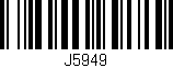 Código de barras (EAN, GTIN, SKU, ISBN): 'J5949'