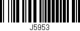 Código de barras (EAN, GTIN, SKU, ISBN): 'J5953'