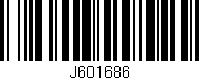 Código de barras (EAN, GTIN, SKU, ISBN): 'J601686'