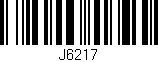 Código de barras (EAN, GTIN, SKU, ISBN): 'J6217'