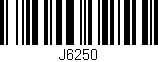 Código de barras (EAN, GTIN, SKU, ISBN): 'J6250'