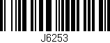 Código de barras (EAN, GTIN, SKU, ISBN): 'J6253'
