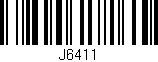 Código de barras (EAN, GTIN, SKU, ISBN): 'J6411'