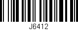 Código de barras (EAN, GTIN, SKU, ISBN): 'J6412'