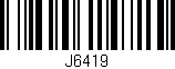 Código de barras (EAN, GTIN, SKU, ISBN): 'J6419'