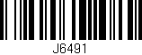 Código de barras (EAN, GTIN, SKU, ISBN): 'J6491'
