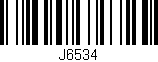 Código de barras (EAN, GTIN, SKU, ISBN): 'J6534'