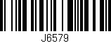 Código de barras (EAN, GTIN, SKU, ISBN): 'J6579'