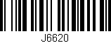 Código de barras (EAN, GTIN, SKU, ISBN): 'J6620'