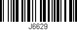 Código de barras (EAN, GTIN, SKU, ISBN): 'J6629'