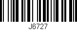 Código de barras (EAN, GTIN, SKU, ISBN): 'J6727'