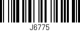 Código de barras (EAN, GTIN, SKU, ISBN): 'J6775'