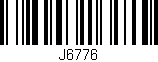 Código de barras (EAN, GTIN, SKU, ISBN): 'J6776'