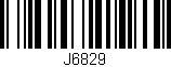 Código de barras (EAN, GTIN, SKU, ISBN): 'J6829'