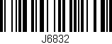 Código de barras (EAN, GTIN, SKU, ISBN): 'J6832'