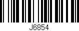 Código de barras (EAN, GTIN, SKU, ISBN): 'J6854'