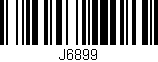 Código de barras (EAN, GTIN, SKU, ISBN): 'J6899'