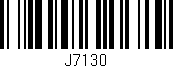 Código de barras (EAN, GTIN, SKU, ISBN): 'J7130'