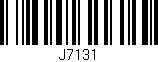 Código de barras (EAN, GTIN, SKU, ISBN): 'J7131'