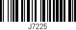 Código de barras (EAN, GTIN, SKU, ISBN): 'J7225'