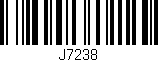 Código de barras (EAN, GTIN, SKU, ISBN): 'J7238'