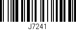 Código de barras (EAN, GTIN, SKU, ISBN): 'J7241'