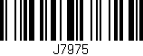 Código de barras (EAN, GTIN, SKU, ISBN): 'J7975'