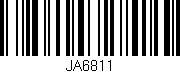 Código de barras (EAN, GTIN, SKU, ISBN): 'JA6811'