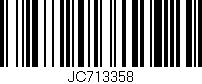Código de barras (EAN, GTIN, SKU, ISBN): 'JC713358'