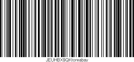 Código de barras (EAN, GTIN, SKU, ISBN): 'JEUHBX9QKtoreabay'