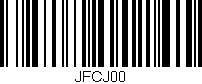 Código de barras (EAN, GTIN, SKU, ISBN): 'JFCJ00'