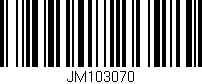 Código de barras (EAN, GTIN, SKU, ISBN): 'JM103070'